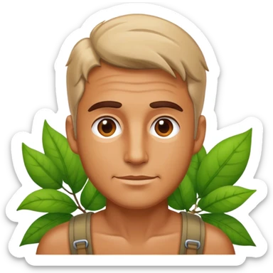 man nature activist sticker