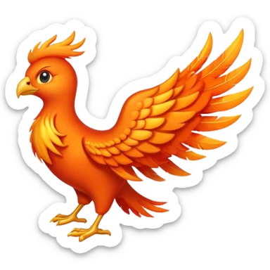 Ave fénix  sticker