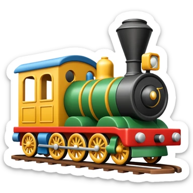  toy train pist sticker