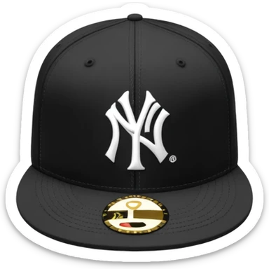 Cappellino New Era New York nero sticker