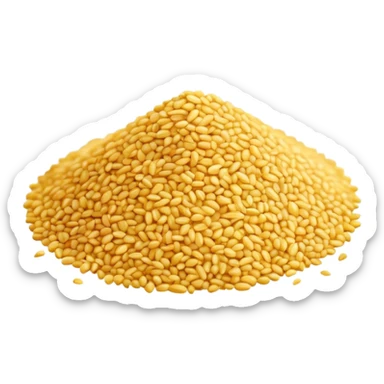 fine semolina grain sticker