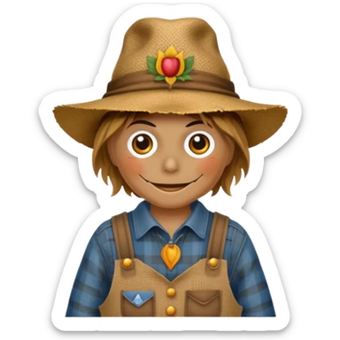 Scracrow that doesnt look human sticker