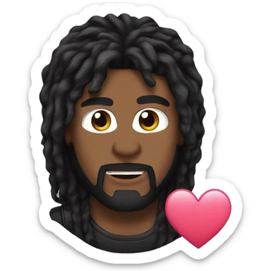 heart with pantera  sticker