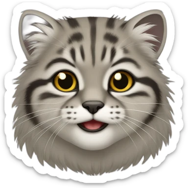 Pallas cat sticker
