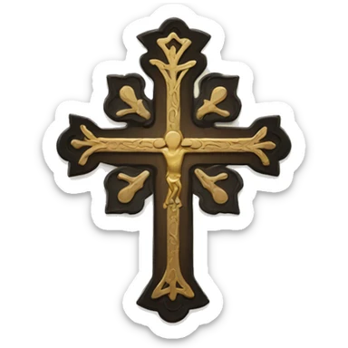 orthodox cross sticker