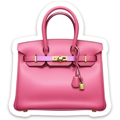 birkin bag pink ultra K sticker