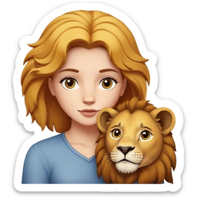 Sophie hat lion sticker
