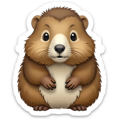 A marmot sticker