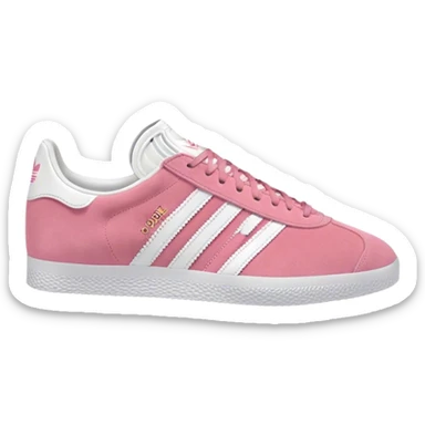 pink adidas gazelle sticker