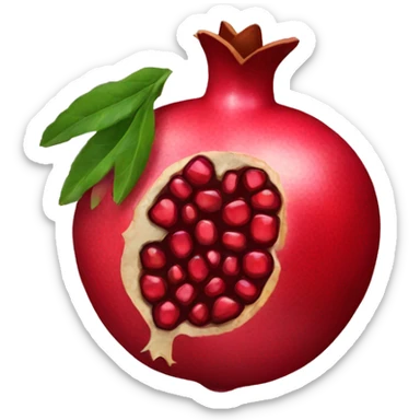 pomegranate emoji sticker