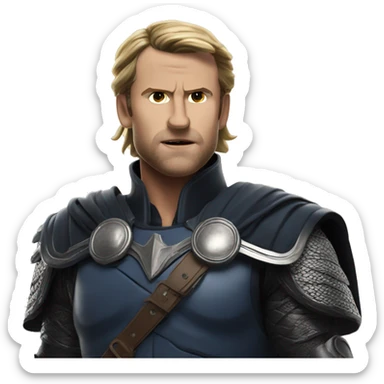 macron god of thunder sticker