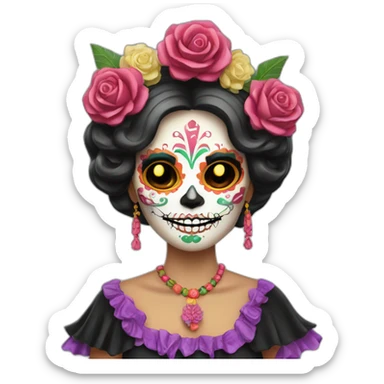 Catrina mexico sticker