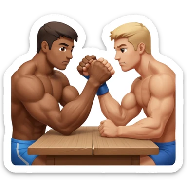 Arm Wrestling sticker