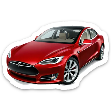 tesla  sticker