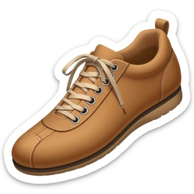 a normal foot with shoe sticker