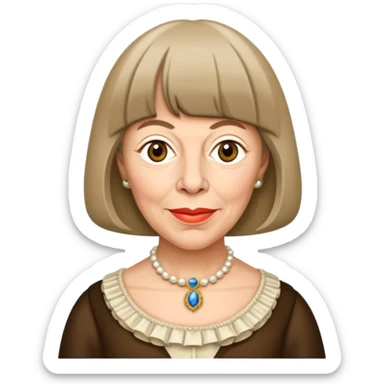 Frances de la Tour is madame maxime in harry potter sticker