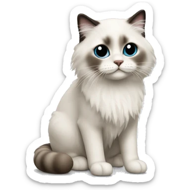 Ragdoll ca sticker