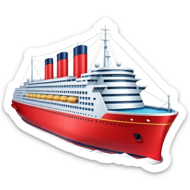 red navy ship sticker