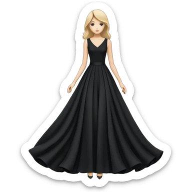 fashion silhouette sticker