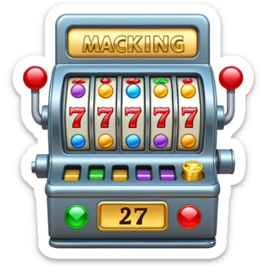 slot machine sticker
