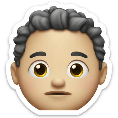 A FAT KID THAT LOOKS Like yujiin from barnyard sticker