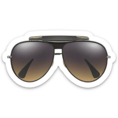 smart aviator sunglasses sticker