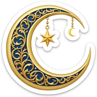 islam moon png sticker