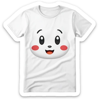 A cute graphic t-shirt sticker