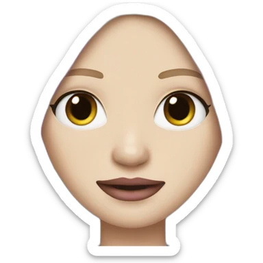 avril lavigne with pink highlights sticker