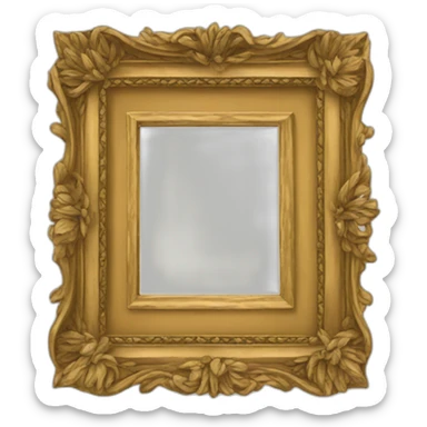 picture frame sticker