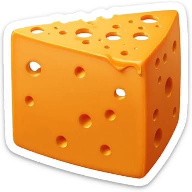 1 sheet of cheddar cheese sticker