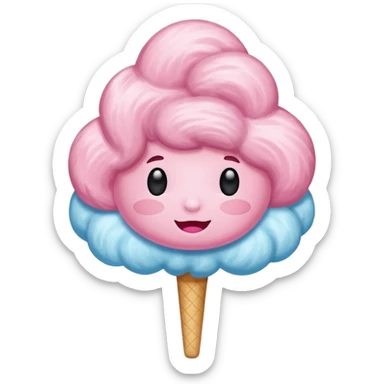 Barbe à papa sticker