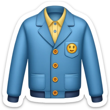 clothing button sticker