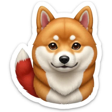 un chien très japonais sticker