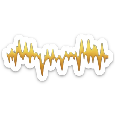 bad sound wave sticker