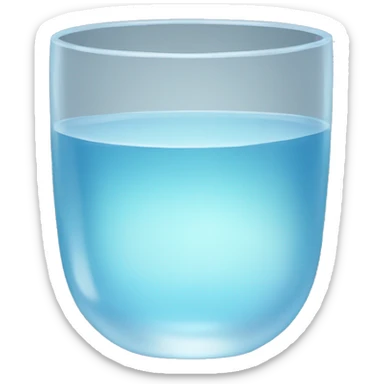 water glass sticker