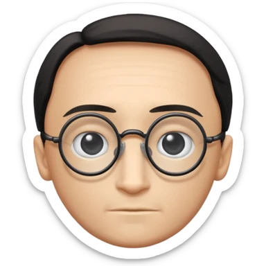 Harry Potter glasses with the scar and without the face sticker