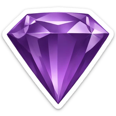 Purple diamond  sticker