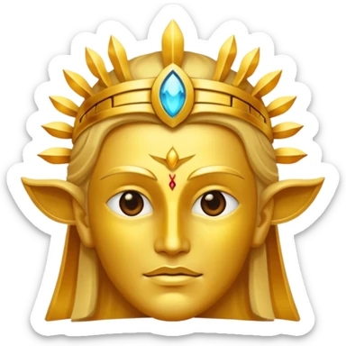 Deus todo poderoso e imortal sticker