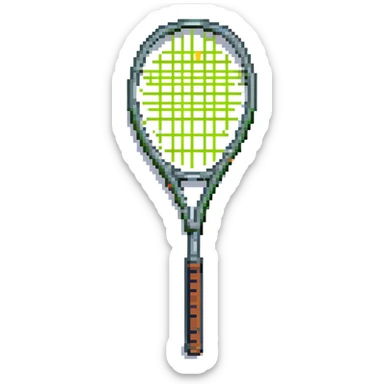tennis racket sticker