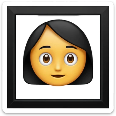 framed wall picture with border sticker