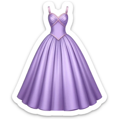 Lilac ball gown  sticker