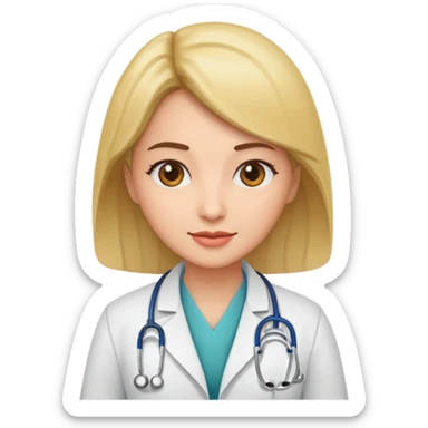 doctor woman sticker