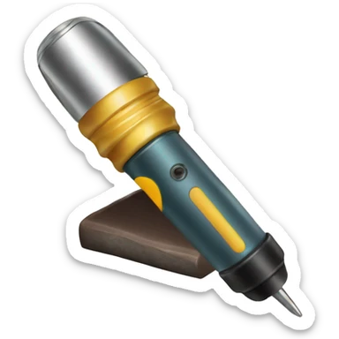 soldering iron electronics sticker