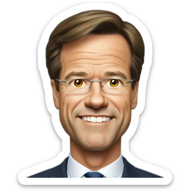Mark rutte sticker