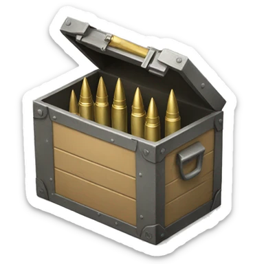 Ammunition box sticker