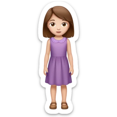 girl kid full body sticker