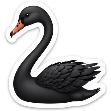 Cisne negro sticker