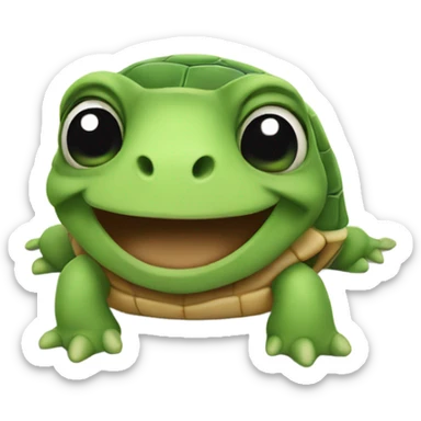 Cute tutle sticker