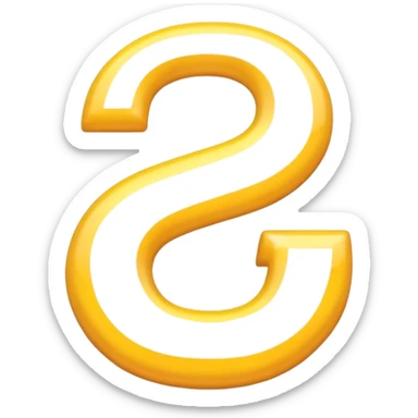 Unique static emoji of the combined letter EM. sticker